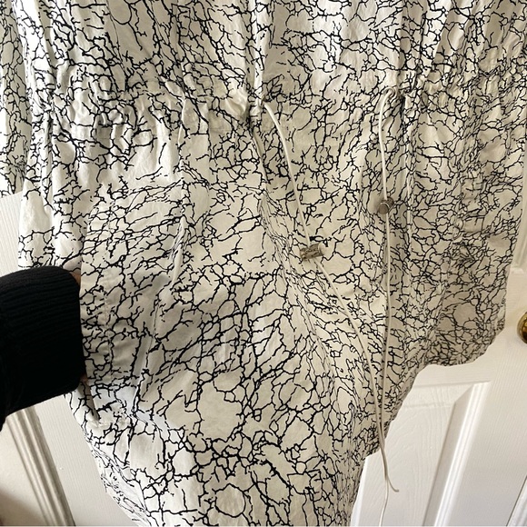 Long Sleeve Drop Waist Pocketed Tunic Dress - Picture 3 of 4